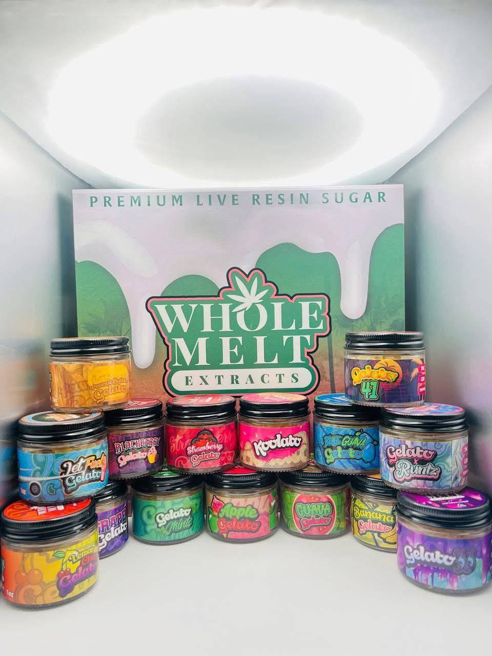 Whole Melt Extracts: Premium Live Diamond Resin Disposables Whole Melt Extracts Whole Melt Extracts: Premium Live Diamond Resin Disposables Whole Melt Extracts